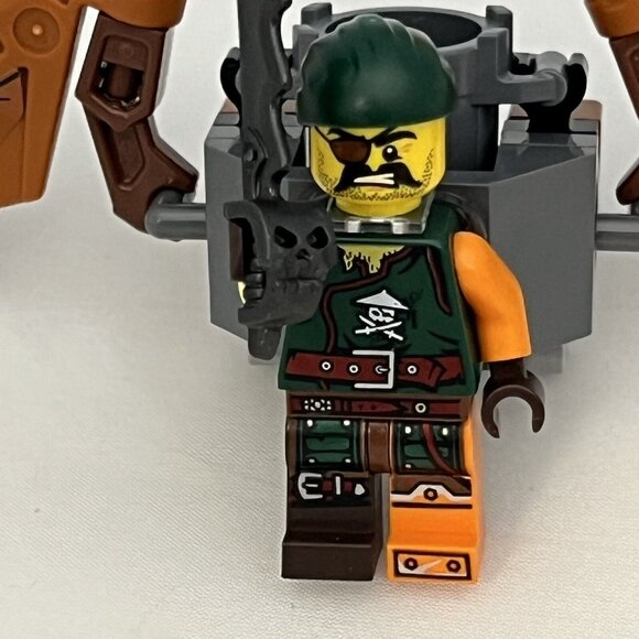 Lego Ninjago 70600 Ninja Bike Chase Pirate Flyer Kai’s Bike Incomplete 1 Minifig - Picture 4 of 16